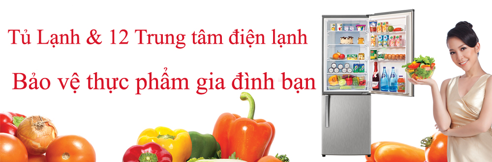 Tủ lạnh và 12 trung tâm điện lạnh bảo vệ thực phẩm gia đình bạn