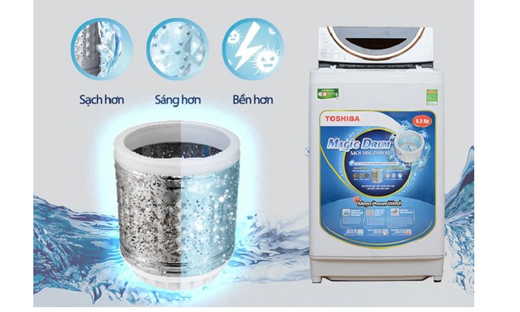 vệ sinh lồng giặt